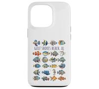 Gulf Shores Beach AL Colorful Fish Design Case for iPhone 13 Pro
