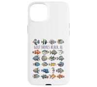 Gulf Shores Beach AL Colorful Fish Design Case for iPhone 15 Plus