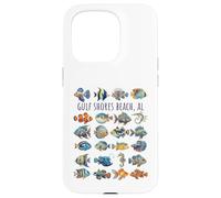 Gulf Shores Beach AL Colorful Fish Design Case for iPhone 15 Pro