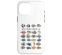 Gulf Shores Beach AL Colorful Fish Design Case for iPhone 16 Pro Max