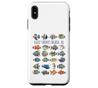 Gulf Shores Beach AL Colorful Fish Design Case for iPhone XS Max