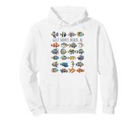 Gulf Shores Beach AL Colorful Fish Design Pullover Hoodie