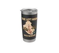 Gulf War Veterans Day M1 Abrams AH-64 Apache The Left Hook Stainless Steel Insulated Tumbler