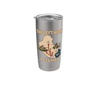 Gulf War Veterans Day M1 Abrams AH-64 Apache The Left Hook Stainless Steel Insulated Tumbler