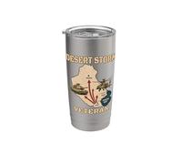 Gulf War Veterans M1 Abrams AH-64 Apache Desert Storm Stainless Steel Insulated Tumbler
