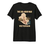 Gulf War Veterans M1 Abrams AH-64 Apache The 100-Hour War Premium T-Shirt