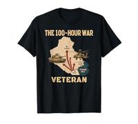 Gulf War Veterans M1 Abrams AH-64 Apache The 100-Hour War T-Shirt