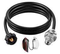 Gulfmew 10 ft Propane Adapter Hose Propane Fuel Filter with Hose Adapter Extension Compatible with Mr Buddy Heater and Big Buddy F273699 Assembly Replacement for Tank Gas Grill