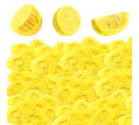 Gulfmew 200 Pack Lemon Wedge Wraps Lemon Covers for Squeezing for Seed Free Squeezing of Lemon Halves or Wedges Lemon Nets Lemon Wedge Bag Covers Stretch Wraps, Yellow