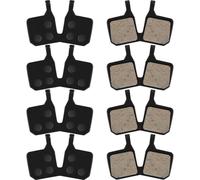 Gulfmew 4 Pairs Bike Brake Pads Kit Bicycle Brake Pads Disc Brake Pads Replacement Compatible with Magura MT5, MT7