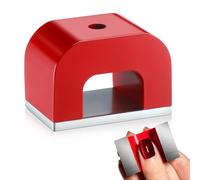 Gulfmew Horseshoe Alnico Magnet U Shaped Magnet for Doing Velvet Nail(22 lb Pull)