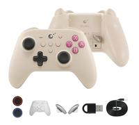 GuliKit KK3 Pro Wireless Controller for Switch/Switch OLED, Bluetooth Controller for PC/Steam Deck, Hall Joysticks/Trigger, 1000Hz Polling Rate, Maglev/Rotor/HD Vibration, Hyperlink Adapter