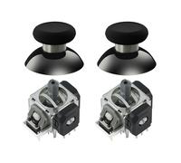 GuliKit TMR Magnetic Joystick Replacement Kit for PS5 DualSense Controller,Anti-Drift Electromagnetic Stick Repair Module with Thumbstick Caps, Soldering Required(Not for DualSense Edge)