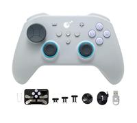 GuliKit TT MAX Bluetooth Gaming Controller for Switch 2/Switch/PC/Android/iOS, Ultra-Fast Gamepad with Adjustable TMR Joysticks, Hall & Micro Triggers, 4 Rear Paddles, Switch 1/2 Wake-Up