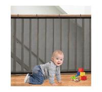 Gulissa Banister Guard-15ft×3ft (180x36inch)-Child Safety Netting Improve Safety of Children. Deck Netting is Durable. Mesh Netting is a Necessity for Children's Safety. Baby Proofing Stair - Black