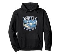 Gull Lake State Park Michigan Nature Outdoor Adventure Pullover Hoodie