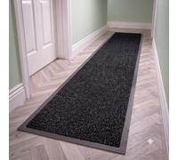 GULLAMBO Carpet Runner for Hallway Non Slip Rubber Backed | Heavy Duty Dirt Trapper Runner Rug | Water Absorbent Low Pile Floor Mat for Kitchen, Entryway, Corridor | Easy Clean Anti Slip Hall Runner