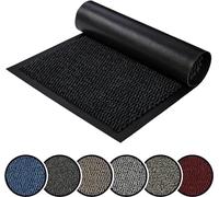GULLAMBO Carpet Runners for Hallway hall Stairs Rubber Backed Washable Doormats inside,Runner Rugs Living room Large Long thin Floor Kitchen mats indoor - Non-Slip, Dirt Trapper Absorbent Front mats