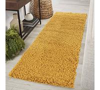 GULLAMBO Fluffy Shaggy Runner Rug - Soft, Non-Slip & Washable Long Pile Carpet for Hallways, Bedrooms, Stairs & Living Rooms - Perfect for High-Traffic Areas, Entryways & Landings