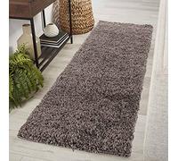 GULLAMBO Fluffy Shaggy Runner Rug - Soft, Non-Slip & Washable Long Pile Carpet for Hallways, Bedrooms, Stairs & Living Rooms - Perfect for High-Traffic Areas, Entryways & Landings