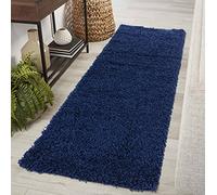 GULLAMBO Fluffy Shaggy Runner Rug - Soft, Non-Slip & Washable Long Pile Carpet for Hallways, Bedrooms, Stairs & Living Rooms - Perfect for High-Traffic Areas, Entryways & Landings