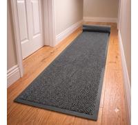 GULLAMBO Hallway Runner Non Slip Rubber Backing - Heavy Duty Dirt Trapping Absorbent Carpet Runner for Hall, Kitchen, Entryway, Corridor | Low Profile Anti Slip Indoor Floor Mat | Easy to Clean