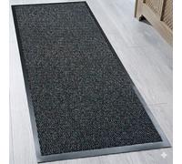 GULLAMBO Hallway Runner Rug Non Slip Rubber Backing - Heavy Duty Dirt Trapping Absorbent Carpet Runner for Hall, Kitchen, Entryway, Corridor | Low Profile Anti Slip Indoor Floor Mat | Easy to Clean