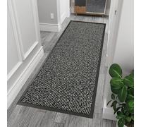 GULLAMBO Hallway Runner Rug Non Slip Rubber Backing - Heavy Duty Dirt Trapping Absorbent Carpet Runner for Hall, Kitchen, Entryway, Corridor | Low Profile Anti Slip Indoor Floor Mat | Easy to Clean