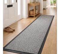 GULLAMBO Hallway Runner Rug Non Slip Rubber Backing - Heavy Duty Dirt Trapping Absorbent Carpet Runner for Hall, Kitchen, Entryway, Corridor | Low Profile Anti Slip Indoor Floor Mat | Easy to Clean