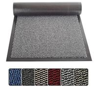 GULLAMBO Hallway Runner Rug Non Slip Rubber Backing - Heavy Duty Dirt Trapping Absorbent Carpet Runner for Hall, Kitchen, Entryway, Corridor | Low Profile Anti Slip Indoor Floor Mat | Easy to Clean