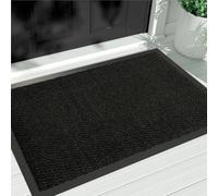 GULLAMBO Dirt Trapping Door Mats Outdoor & Indoor - Washable, Absorbent Doormats - Non Slip Rubber Backed Floor Mats - Heavy Duty Entrance Door Matts for Front & Back Door, Patio, Entryway