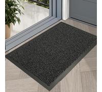 GULLAMBO Large Washable Door Mats Indoor 90cm x 60cm Non Slip Front & Back Door Doormats, Dirt trapper Barrier Mats for Entrance Rubber backed Indoor/Outdoor Floor Mats
