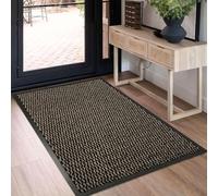 GULLAMBO Non Slip Heavy duty Extra Large carpet mats 150cm x 90cm Indoor-Outdoor for Living room Patio Backyards Farmyard Garden restaurants hospitals Offices Hotels Camping High Traffic Areas