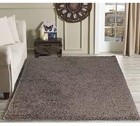GULLAMBO Rugs Living Room - Easy to Clean Fluffy Area Rugs Lounge Bedroom, Hallway Office & Kitchen - Carpet Runner Large & Small OXFORD (45mm) (120x170cm, 912 Taupe)