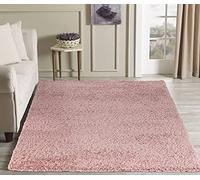 GULLAMBO Rugs Living Room - Easy to Clean Fluffy Area Rugs Lounge Bedroom, Hallway Office & Kitchen - Carpet Runner Large & Small OXFORD (45mm) (160x230cm, 912 Baby Pink)