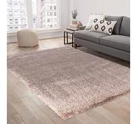 GULLAMBO Rugs Living Room Lounge - Easy to Clean Fluffy Area Rugs Bedroom, Office, Hallway & Kitchen - Bedroom Carpet Large & Small CALIFORNIA (50mm) (80x150cm, 600 Bronze)