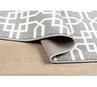 GULLAMBO Washable Door Mat Indoor - Non Slip Mat For Wooden Floor - Front Door Mat Inside Door Mat, Super Absorbent Dirt Trapper - Kitchen Indoor Door Mat Hallway Runner Rugs (Siam Grey, 80x150cm)