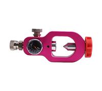 Gullermo 1 Piece Diving Oxygen Cylinder Refill Adapter Valve Scuba Adapter for Diving Equipment Black