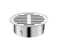Gulley Grid Outdoor Balcony Floor Drain Stainless Steel Drainage Roof Cover Rain Pipe Cap Round For Garden(160mm)