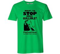 Gullible - Official Viz Magazine Merchandise - Mens T Shirt Irish Green