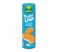 Gullon 151063 Mega Duo Vanilla Sandwich Biscuits 500g, Aluminium, White