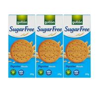 Gullon 3 x 245g Biscuits With Welari Thank You Card Original Digestive Tea Coffee Breakfast Cookies Sugar FREE Sweet Snack (735g)