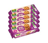 GULLON GLUTEN FREE CHOCOLATE CHIP COOKIES 5 x 130g - Gluten-Free Biscuit Collection | Gullon Cookies | Chocolate Chip Biscuits for Coffee