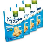 Gullon No Added Sugar Whole Grains Breakfast Biscuits 216g, Cholesterol Free, Ideal for Diabetics & Healthier Eating Lifestyles, Perfect for gifting to friends and family on all occasions (10)