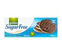 Gullon Sugar Free Biscuits (Pack of 10, Dark Choco Digestive)