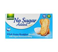 Gullon Sugar Free Biscuits (Pack of 5, Breakfast Biscuits with Yogurt filling)