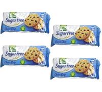 Gullon Sugar Free Chocolate chip biscuits cookies 125g x 4, Sugar free snack is great choice for diabetics Gift for family and friends
