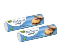 Gullon Sugar Free Chocolate Cream Sandwich Cookies 250g | No Sugar Added | Whole Grain Breakfast Cookie With Sugar Free Chocolate Filling | Product From Spain (Sandwich Choco 250g, 2 Pack)