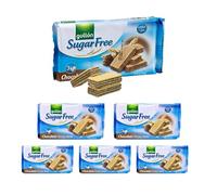 Gullon Sugar Free Chocolate Cream Wafers 180g (PACK OF 6)