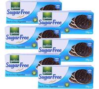 Gullon Sugar free Dark Choc Digestive Biscuits 270g, I Pack of 6 I diabetic friendly biscuits on christmas or birthday. By First 4 Health